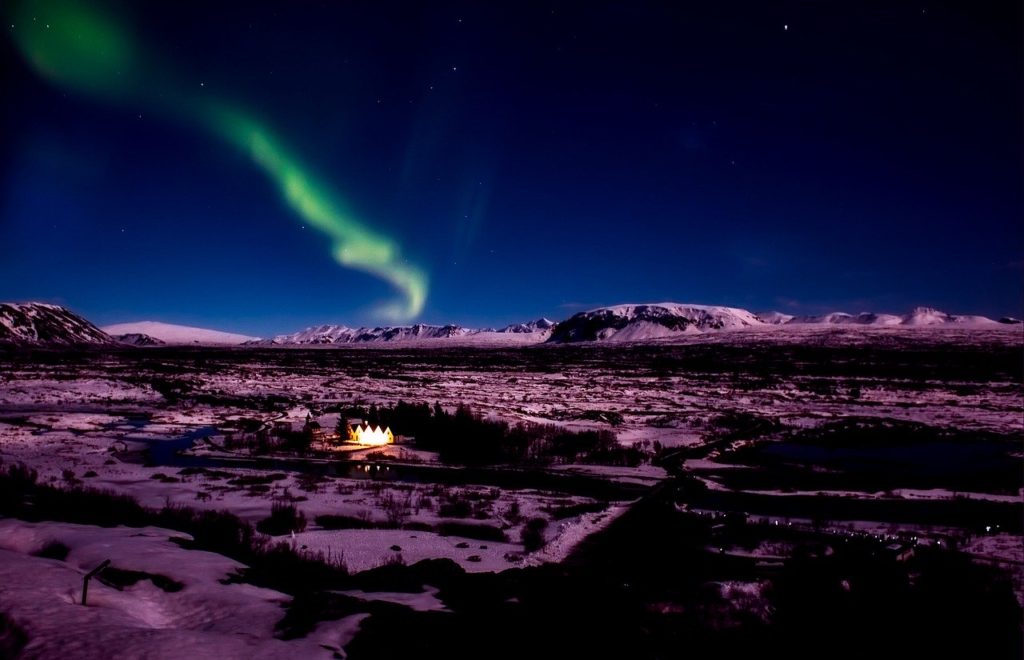 Thingvellir Northern Lights