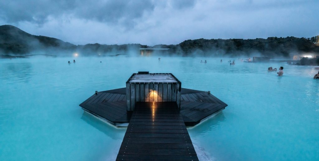 Geothermal Spa Blue Lagoon in Reykjavik, Iceland