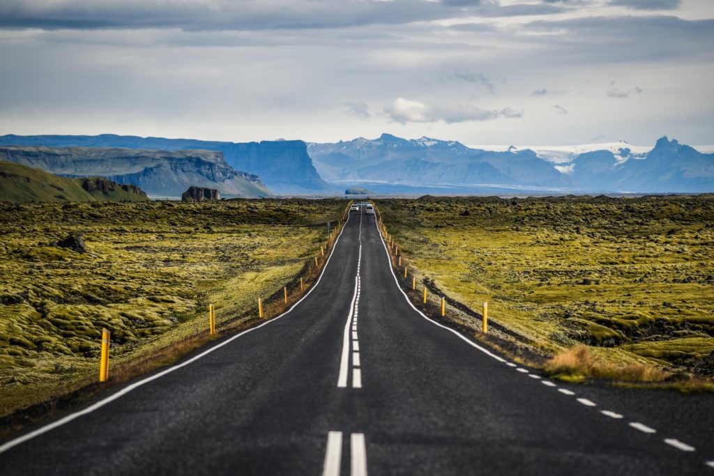 road number one in iceland