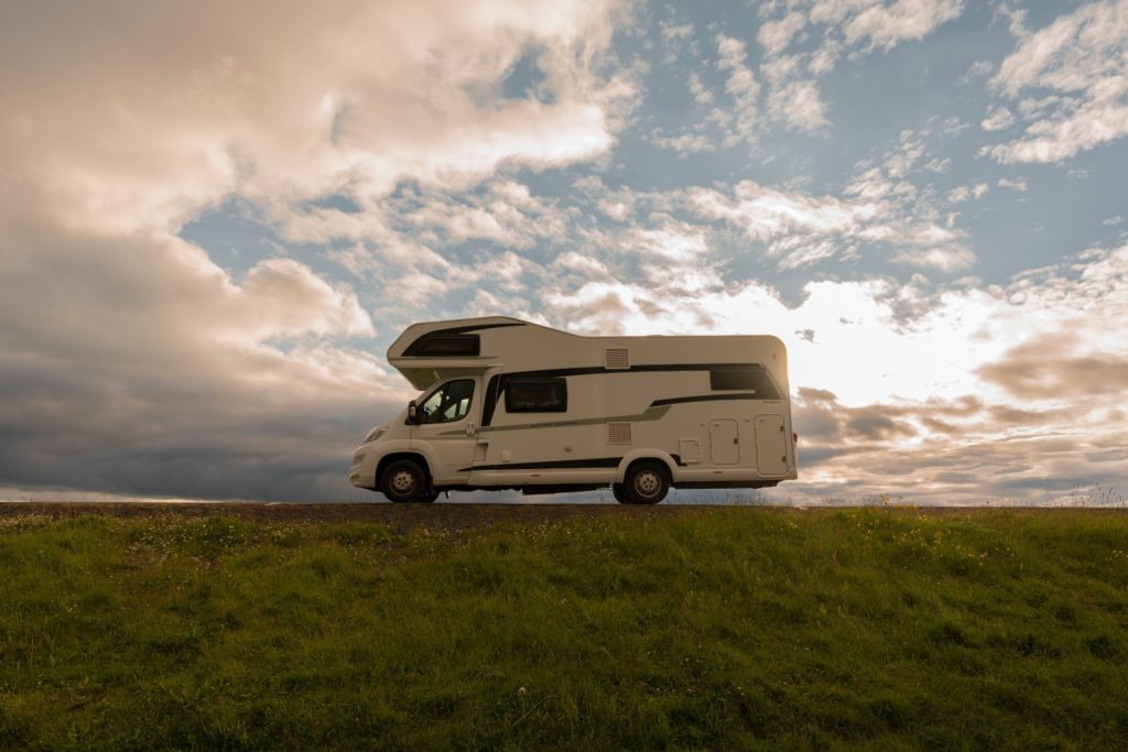 Motorhome in Iceland