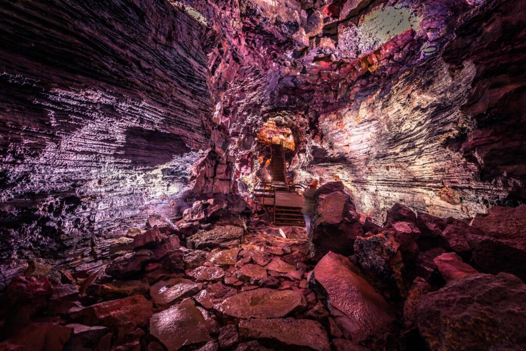 Raufarholshellir lava tunnels, Iceland