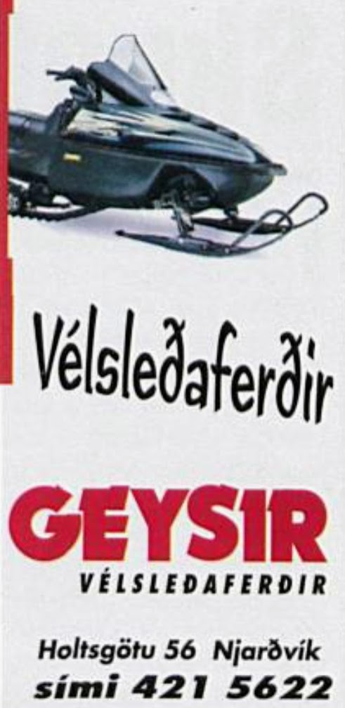 Geysir Snowmobile Leaflet