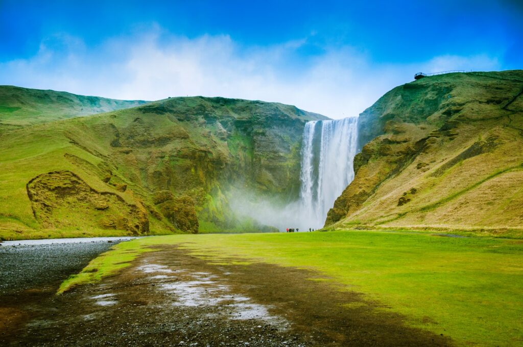 skogafoss waterfall iceland